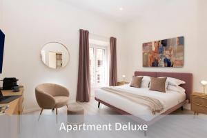 Una cama o camas en una habitación de Best Vatican Apartment