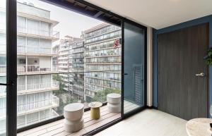 En balkon eller terrasse på Casa Sócrates by Kukun