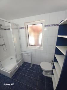 Koupelna v ubytování HOTEL RAJSKY