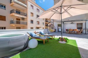 Patio nebo venkovní prostory v ubytování Casa mare & spa Alghero