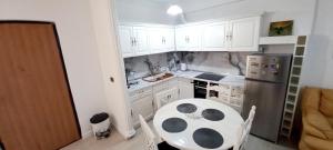 Kuchyň nebo kuchyňský kout v ubytování ART Apartment Durres Albania