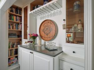 Knihovna v bed and breakfast