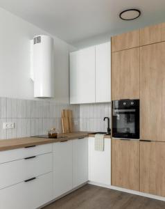 Dapur atau dapur kecil di Beautiful Apataments