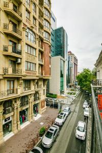 Nespecifikovaný výhled na destinaci Baku nebo výhled na město při pohledu z hotelu