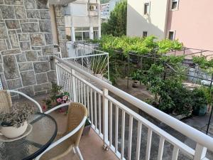 Balkón nebo terasa v ubytování Apartment deluxe Ina FREE PARKING