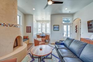 a living room with a couch and a table at South Main Residences by Surf Hotel in Buena Vista