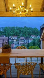 Ein Balkon oder eine Terrasse in der Unterkunft Kubus 28A