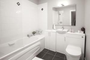 A bathroom at The Foundry