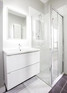 A bathroom at The Foundry