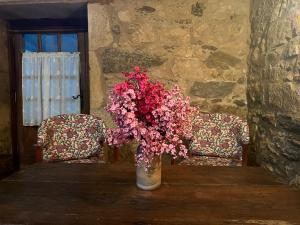 A seating area at Casa Goris