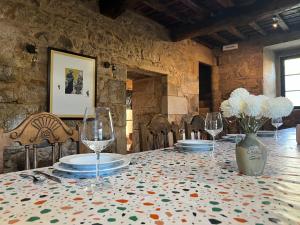 A seating area at Casa Goris