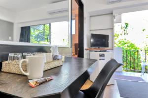 TV a/nebo společenská místnost v ubytování Paravista Motel