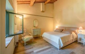 Postel nebo postele na pokoji v ubytování Podere Lisi