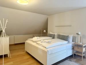 Katil atau katil-katil dalam bilik di Ferienwohnung Alvine