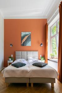 Posteľ alebo postele v izbe v ubytovaní Vintage Apartment Gertrudy street
