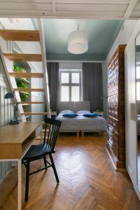 Posteľ alebo postele v izbe v ubytovaní Vintage Apartment Gertrudy street