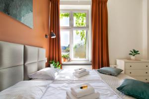 Posteľ alebo postele v izbe v ubytovaní Vintage Apartment Gertrudy street