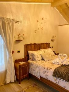 Postel nebo postele na pokoji v ubytování ROSETO HOLIDAYS AZZURRO