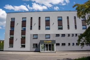 Budova, kde se aparthotel nachází