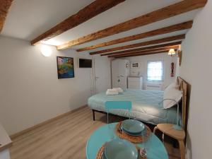 Postel nebo postele na pokoji v ubytování Sotocoverta