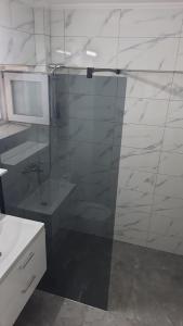 Koupelna v ubytování Apartament Rasarit de Soare Sulina