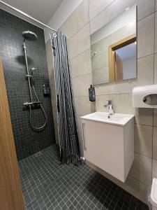 Kupatilo u objektu Hótel Skógafoss by EJ Hotels