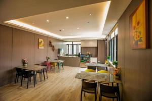 Ruang duduk di KeTangJian Aparthotel
