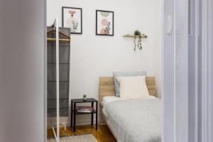 Postel nebo postele na pokoji v ubytování BALANCE apartments