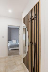 Postel nebo postele na pokoji v ubytování BALANCE apartments