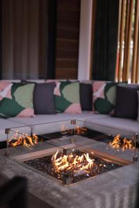 Iris Holiday Homes的休息区