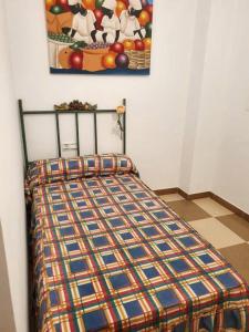 Ένα ή περισσότερα κρεβάτια σε δωμάτιο στο 3 bedrooms apartement with balcony and wifi at Tabernas