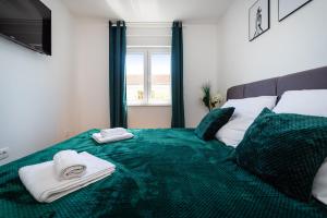 Ένα ή περισσότερα κρεβάτια σε δωμάτιο στο Rooftop Horizon