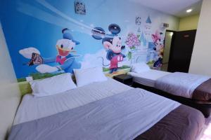 Postel nebo postele na pokoji v ubytování Nova Hotel, Ipoh Tambun