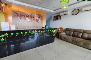 Posezení v ubytování Nova Hotel, Ipoh Tambun