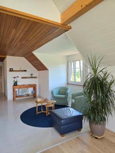 Istumisnurk majutusasutuses Appartement confortable à deux pas de l'EPFL - l'UNIL