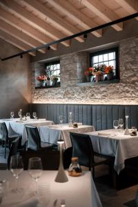 Reštaurácia alebo iné gastronomické zariadenie v ubytovaní Locanda MaMaGiò