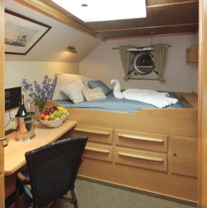 Ein Bett oder Betten in einem Zimmer der Unterkunft Sanssouci Star