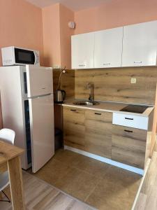 Kuchyň nebo kuchyňský kout v ubytování Studio Sveti Vlas SEA BREEZE 3