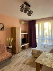 Posezení v ubytování Studio Sveti Vlas SEA BREEZE 3