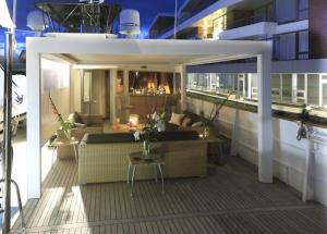 Ein Balkon oder eine Terrasse in der Unterkunft Sanssouci Star