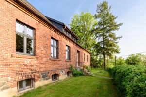 Κήπος έξω από το Alte Dorfschule im Spreewald