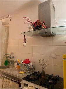 Cuisine ou kitchenette dans l'établissement YONO apartment