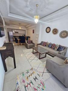 Un lugar para sentarse en Charming Apartment in Essaouira