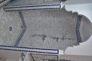 Koupelna v ubytování Riad Diamant Bleu