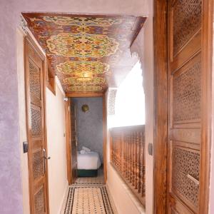 Postel nebo postele na pokoji v ubytování Riad Diamant Bleu