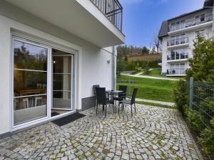 Budynek, w którym mieści się apartament