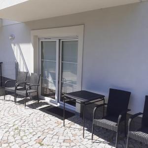 Część wypoczynkowa w obiekcie Apartament NavyBlue z widokiem na góry