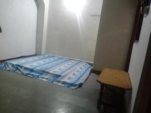 Uma cama ou camas num quarto em Jsky