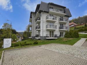 Budynek, w którym mieści się apartament