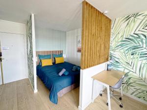 Posteľ alebo postele v izbe v ubytovaní Superbe appartement-Massy RER/TGV-Netflix/Disney+
